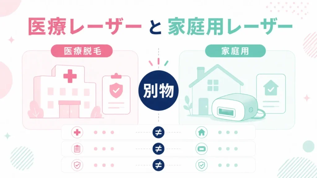 トリアのレーザーが向いている人と慎重に考えたい人を整理する構成図